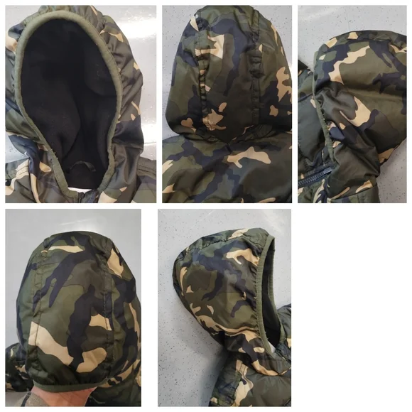 -Old Navy Hooded Frost-Free Puffer Jacket Toddler Camo Size: 12-18 M - Picture 8 of 9